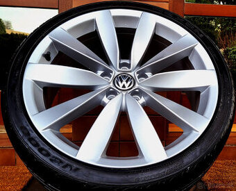 alu R19 5x112, orig. VW Scirocco, CC, EOS, Jetta, Passat... - 1