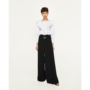 ZARA - nádherné trendy široké nohavice  PC 39,95 €