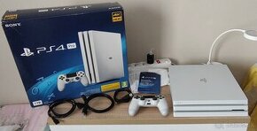 Predám PS4 PRO 1TB GLACIER WHITE