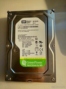 Predám HDD WDGREEN 1TB