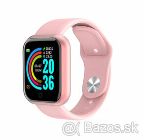 (IHNEĎ) Fitness Smart hodinky D20, ružové