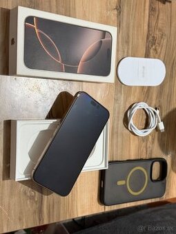 Predám Apple IPhone 16 PRO MAX 256GB Dezert Titan