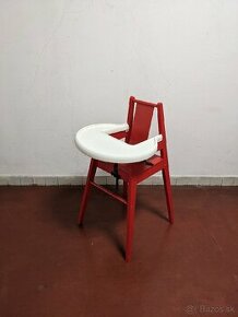 
Detská vysoká jedálenská stolička/podnos IKEA BLÂMES