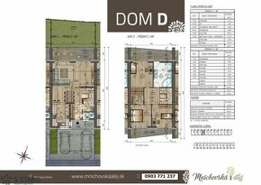 Novostavba 4 izb. RD  „D“, Mnichová Lehota