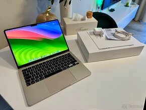 Apple Macbook Air s M2 Starlight - 100% STAV - AKO NOVÝ