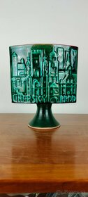 RETRO váza, Royal Dux, bronzové sošky - 1