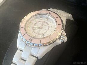 Chanel J12 Ceramic Soft Pink Limited Edition dámske hodinky