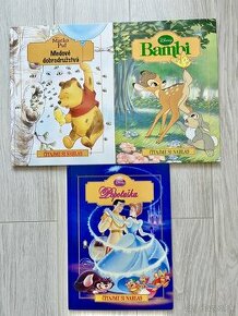 Disney knihy - Macko Puf, Bambi, Popoluška - 1