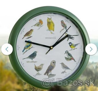 Starlyf Birdsong Clock nástenné hodiny so spevom vtákovú