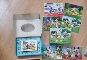 Drevene kocky 3 ks, Krtko 2x, Mickey & Donald - 1