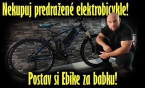 Prestavbová sada elektrobicykel, ebike 750W až 1800W