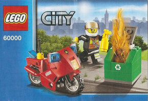 Lego city 60000 Hasičský motocykel