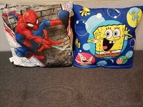 Detsky vankus Spiderman, Spongebob.