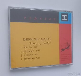 Depeche Mode US CD Promo Policy Of Truth