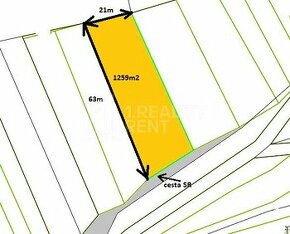 Predaj: Rekreačný pozemok 1260 m2 s nádhernými výhľadmi v Sú - 1