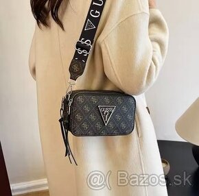 Guess kabelka crossbody hnedá