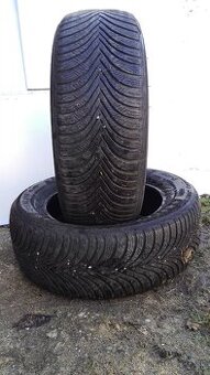 Predám 2 jazdené zimné pneumatiky Michelin Alpin 215/60 R16