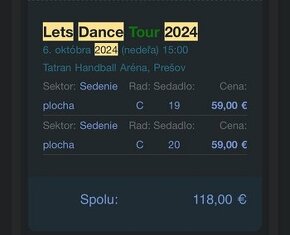 Let’s dance Tour Prešov