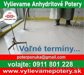 ANHYDRITOVE POTERY - PODLAHY ...VOĽNÉ TERMÍNY +++8