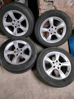 4ks alu disky orig. Mercedes 5x112 r16 pneu 225/55 r16