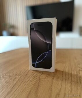 iPhone 16 Pro 256 gb Black Titanium - nerozbalený , zaruka