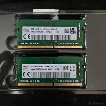 16GB Ram Pamäte SO-DIMM 2x8GB DDR4 3200Mhz