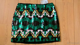 Flitrová mini sukňa H&M