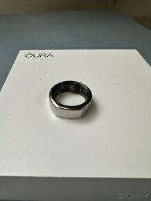 Predám Oura Ring Gen3 Heritage Silver, veľkosť US8 - 1