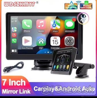 7 palcový externý Android CarPlay monitor -rádio