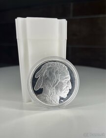Investičné strieborné mince American Buffalo round