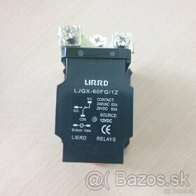 LJQX-60FG/1Z DC12V LIRRD - relé 60 A, vin.12 V, DIN lišta