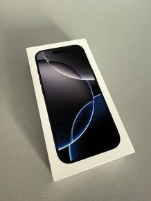 Apple iPhone 16 Pro 256GB Black titanium - Nový/Nerozbalený