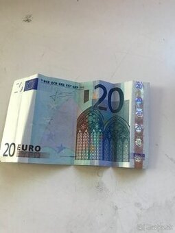 Bankovka 20 eur 2002 rok