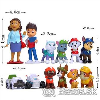 PAW PATROL sada figurok 12 ks