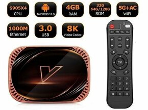 Android 11 TV Box, Vontar X4, S905X4, 4/32 GB