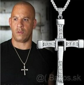 Toretto/Rýchlo a zbesilo retiazka s krížikom+nálepka zdarma - 1