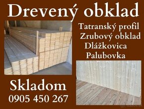 Tatranský profil, Drevený obklad, Palubovka, Dlažkovica