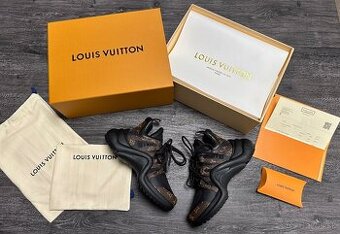 Louis Vuitton tenisky black ženské komplet balenie