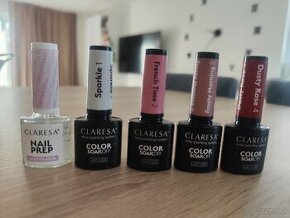 Claresa gel laky a nail prep