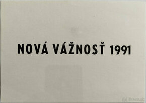 Július Koller(1939-2007): Nová vážnosť 1991/Stop Art (obojst