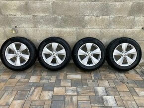 Predám org zimnú sadu ŠKODA 5x112 R17 6,5J ET38 215/65 R17 - 1