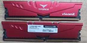 16 GB (2x8) TeamGroup T-Force Vulcan Z DDR4 2666Mhz CL18