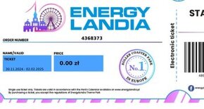 Vstupenky ENERGYLANDIA