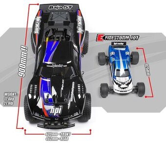 HPI Baja 5T 1:5 - RC model na benzín