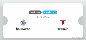 ŠK Slovan - AS Trenčín (05.10. od 20:30)