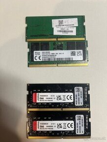 rozne RAM do NTB DDR5, DDR4, vsetky vybrate pri upgrade ram