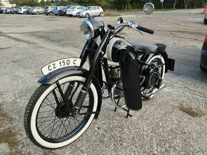 ČZ 150C s dokladmi 1952 - 1