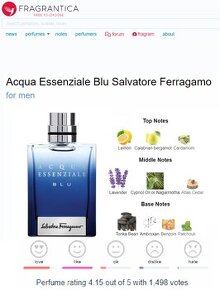 Pánsky parfém Salvatore Ferragamo Acqua Essenziale Blu EDT