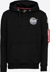 ALPHA INDUSTRIES Mikina 'Space Shuttle' vo farbe Čierna