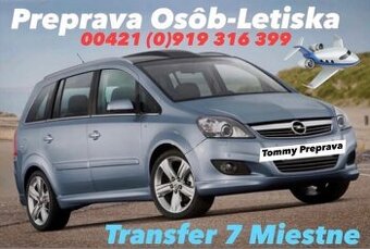 Preprava osôb Airport Transfer 7 Miestne